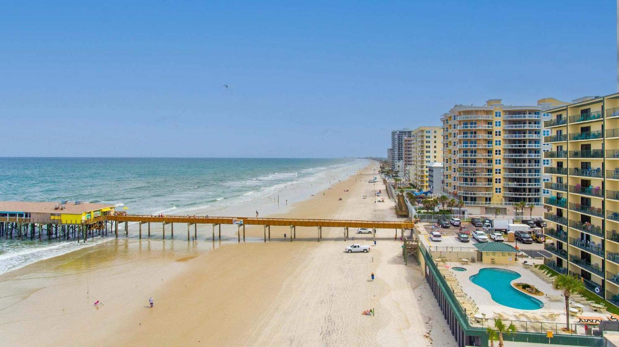 Ocean Front Condo With Amazing Views! Sunglow Resort 402 By Brightwild Daytona Beach Shores المظهر الخارجي الصورة